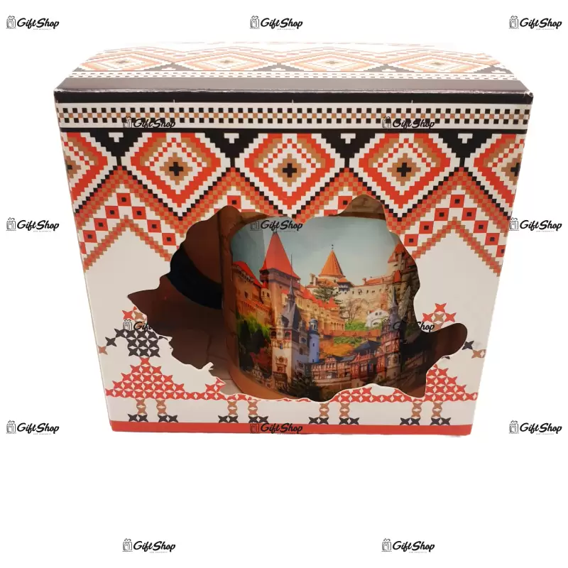 Cutie cadou pentru cana, suvenir romania ,